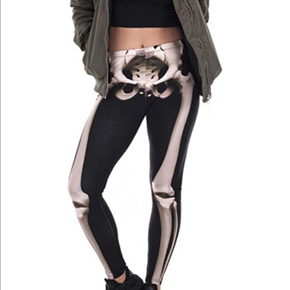 NWT X-Ray Skeleton Leggings
